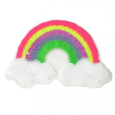 Wholesale Factory Rainbow Sequins Patches Sequin Bead Patch